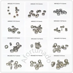Miniatýura podşipnikler 10 bölek MR42 MR52ZZ MR63ZZ MR74ZZ MR85ZZ MR106 MR117 MR128 MR148 MR155ZZ Mugt eltip beriş bölekleri