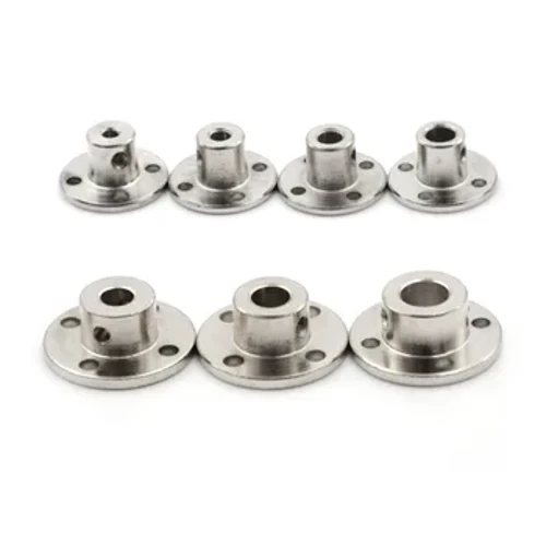 3/4/5/6/7/8/10mm R11 Rigid Flange Coupling Iron Motor Guide Shaft Coupler Motor Connector Mga Bahagi ng Power Transmission Hardware