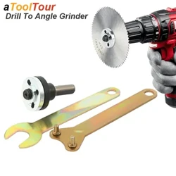 Angle Grinder Adapter Para sa Electric Power Drill Converter Attachment Flange Nut Parts Set Connect Rod Disc Wheel Arbor Mandrel