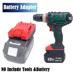 Mo Makita 18V Battery Adapter Converter Fegalegaleai ma Parkside X20V Power Tool Mea (E le aofia ai meafaigaluega ma maa)