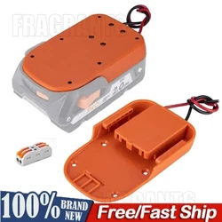 Mea hoʻopili huila mana no Ridgid no ka AEG 18V li-ion Battery Dock DIY Power Connector for Rc Car, 12 Gauge Robotics, Rc Truck