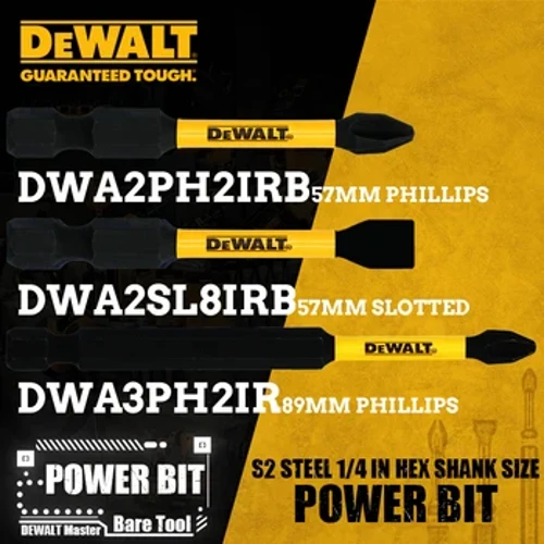 DEWALT DWA2SL8IRB DWA2PH2IRB DWA3PH2IRB Giotán Cumhachta Tionchair Do Thiománaí DCF850 DCF887 Power Tool Accessories