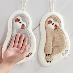 Cute Carton Hand Towel Super Absorbent Microfiber Towel Wiping Hands Cloth Tableware Cleaning Towel para sa Kusina Banyo