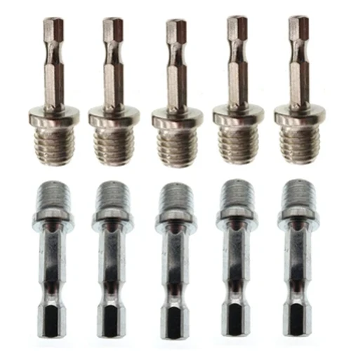 Lục Giác Thanh Kết Nối Adapter Máy Khoan Cầm Tay Để Máy Đánh Bóng Mũi Khoan Chuck M10 M14 Thanh Kết Nối Công Cụ Điện Phần Phụ Kiện