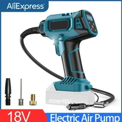 Pum Inflatable e leai ni uaea ma fa'aaliga fa'afuainumera feavea'i ta'avale ea eletise eletise meafaigaluega pneumatic mo Makita 18V maa.