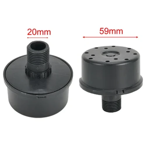 20 mm vītne gaisa kompresors izpūtējs gaisa kompresors ieplūdes filtrs trokšņa slāpētājs trokšņa slāpētājs filtrs trokšņu slāpētājs pneimatiskais instruments Acce