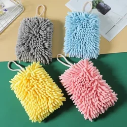 Håndklæder Kugle Chenille Wipe Svamp Liner Vandabsorberende Hængende Hurtigtørrende Gadget Rengøringsværktøj Nyttige ting til hjemmet