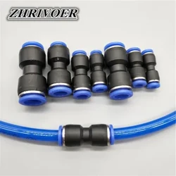 Luftpneumatisk 10mm 8mm 6mm 12mm 4mm 16mm OD Slang Tube One Touch Tryck in i raka gaskopplingar Plast Snabbkopplingar Montering