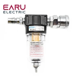 ʻO AF2000 AF2000-02 1/4 kumu hoʻoheheʻe ʻana i ke kānana keleawe Ea pahū wai kānana aila a me ka wai hoʻokaʻawale Pneumatic Components Air Compressor