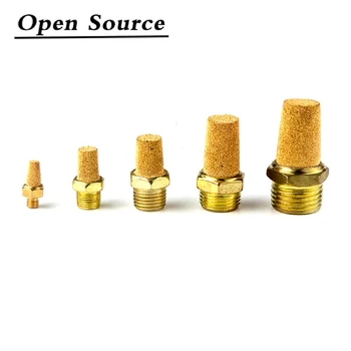 Pnömatik Susturucu Bakır Pagoda Susturucu Solenoid Valf Susturucu Hava Susturucuları Pnömatik Bileşenler 1/8" 1/4" 3/8" 1/2" 3/4" 1"
