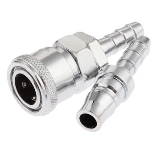 Ceanglóir Comhbhrúite Píobáin Aerlíne Feistithe Aeroibrithe 2Pcs Iarann ​​​​Líne Tapa Feistis Aerlíne Cúplóra le haghaidh Hose 8mm SH20 PH20