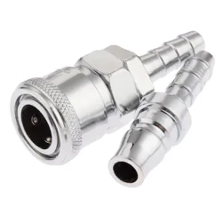 2PCS Iron Pneumatic Fitting Air Lines Hose Compressor Connector хуткае вылучэнне муфты паветраная лінія для паветранай лініі для 8 -мм шланга SH20 PH20 PH20