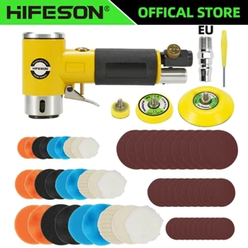 Täze “Orbit Air Sander Mini Pnewmatik 1” / 2 ”/ 3“ Awtoulaglary ýuwmak üçin ýokary tizlikli howa bilen işleýän polişer howa guraly üçin üweýji maşyn