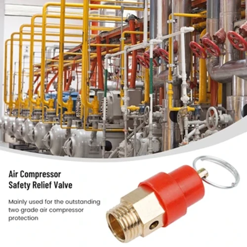 1/4" 1/8" BSP 8kg Pressure Safety Relief Valve Para sa Air Compressor 120PSI Release Regulator Mga Bahagi ng Pneumatic