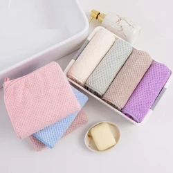 35x75cm Coral Fleece Household Hand Face Towel Malakas na Absorption Pineapple Coral Velvet Washing Room Panyong tuwalya