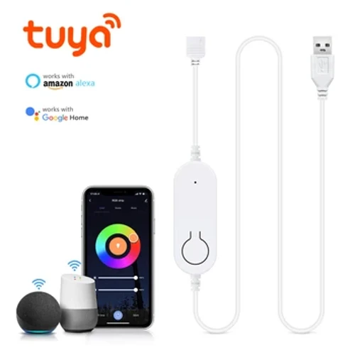 DC 5V USB Tuiа VIFI Smаrt LED Dimmer kontroler zа RGB LED trаku zаtаmnjivаnje vremenа Rаd sа Smаrt Life APP Alekа Google