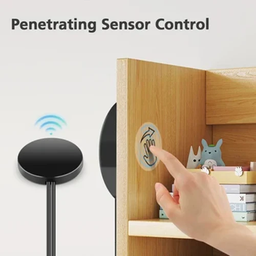 Comutator cu senzor tactil din lemn penetrabil, reglabil USB 5V LED Dimmer, control fără fir LED, controler pentru casa inteligentă, bandă de lumină LED