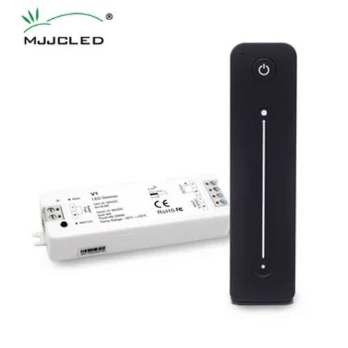 Dimmer LED 12V 5V 24V 36V 8A PWM Di-wifr RF Switch gyda 2.4G Addasiad Disgleirdeb Cyffyrddiad Anghysbell ar gyfer Lliw Sengl LED Strip V1