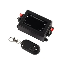 3-Key Black Rubber Shell Trådlös dimmer Ljusremsa 12-24V Dimmer LED Light Strip Dimmer Soft Light Strip Dimmer