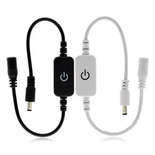 LED bande tactile variateur de luminosité contrôle LED variateur 1 touches variateur 12 V-24 V réglage de l'interrupteur de lumière