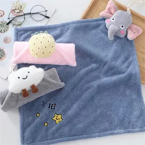 Cartoon Animal Hand Towel Pasko Snowman Bata Mga Tuwalya sa Kamay Banyo Paghuhugas ng Hand Towel Cloth Christmas Gift