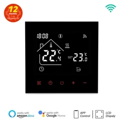 Tuya WiFi Smart Thermostat LCD Display Layar Sentuh untuk Lantai Listrik Pemanas Air/Gas Boiler Suhu Remote Controller