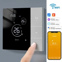 Termostato WiFi con termoregolatore Tuya Smart Home per regolatore di temperatura del riscaldamento a pavimento elettrico caldo e Alice Alexa