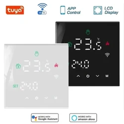 Tuya Termostat Wifi Varm Golvvärme Temperaturregulator Smart Termoregulator Arbeta med Alice Google Home