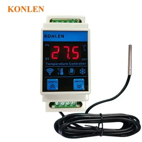 Tuya WIFI Temperatursensor Thermometer Regler Gefrierschrank Kühlschrank Heizung Thermostat Smart Life Aquarium Inkubator Temperaturlogger