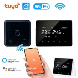 Tuya RF WiFi Termostato Intelligente Regolatore di Temperatura per Caldaia a Gas Riscaldamento dell'acqua Termostato WiFi Wireless Funziona con Alexa Googe