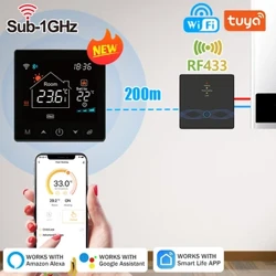 Tuya Smart Home Wifi Termostato wireless Batteria RF Caldaia a gas Riscaldamento dell'acqua Regolatore di temperatura digitale Alexa Google Home
