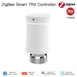 Tuya ZigBee3.0 nutikas termostaadi radiaatori täiturventiil Nutikas programmeeritav TRV temperatuurikontrolleri hääljuhtimine