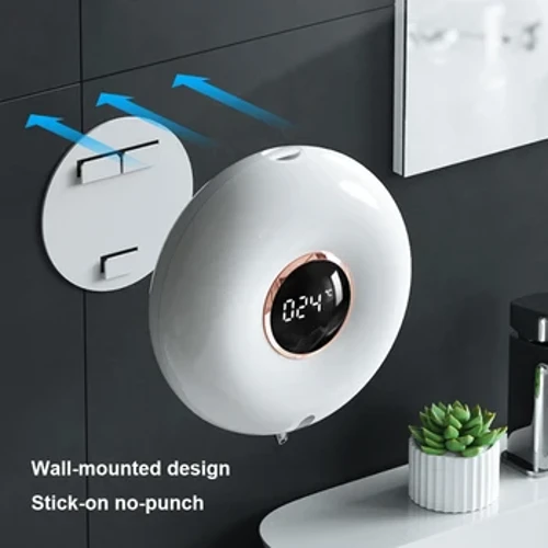 Automatisk Smart Foam Machine Touchless 280ML Elektrisk Flytande Hand Sanitizer Pump Disktvål Dispenser för kök Badrumsvägg