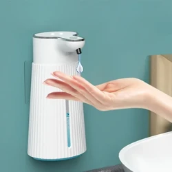 400 ml-es automata szappanadagolók USB töltés intelligens kézi mosógép infravörös érzékelős elektromos szappanszivattyú fürdőszobai konyhához