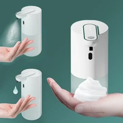 Duýgursyz awtomatiki datçik sabyn dispenseri USB zarýad berilýän akylly infragyzyl datçik suwuk köpük sabyn dispenseri nasos el arassalaýjy