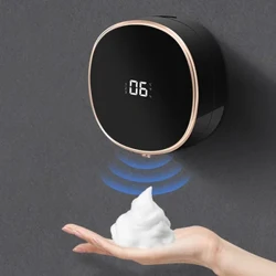 Mga Awtomatikong Foam Soap Dispenser Para sa Banyo Smart Washing Hand Machine Na May USB Charging Tatlong Kulay Mataas na Kalidad ng ABS Material