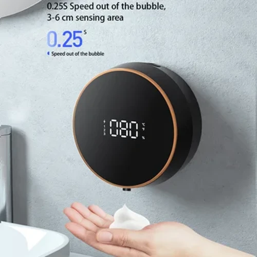 Jauns W1 ziepju dozators 300 ml sienas ziepju dozators, šķidrais dezinfekcijas līdzeklis infrasarkanais indukcijas viedais virtuves sensors, roku mazgāšanas līdzeklis