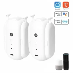 Tuya BT Smart Gardinmotor för T-Rail/U-Rail Röststyrningsbrytare Elektrisk Gardinrobot Kompatibel med Alexa Google Home