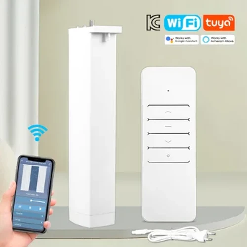 27.5m Gréisst Tuya Elektresch WIFI Smart Rido Motor Shutter Smart Life Support Alexa Google Home Assistant Voice Remote Motor