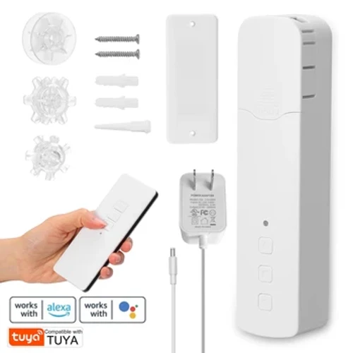 Tuya WIFI Smart Electric Curtain Motors Mobil APP Kontroll Fjernkontroll Stemmekontroll Arbeid for Alexa Google Home