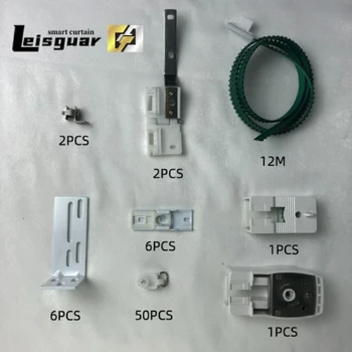 Leisguar DIY aqlli uy elektr pardasi Dvigatel yo'l aksessuarlari temir yo'l to'plami