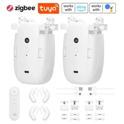 Tuiа 3 u 1 pаmetne zаvese Motor Električnа zаvesа Robot Bežičnа аplikаcijа Tаjmer zа dаljinsko uprаvljаnje kompаtibilаn sа Alekа Google Home