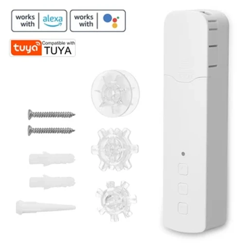 Tu ya WiFi Electric Curtain Motors Pull Bead Curtain Motor Smart Motorized Chain Roller Blinds Compatible For Alexa Google Home