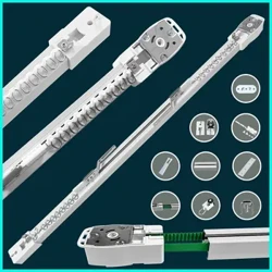 Đường ray rèm điện tùy chỉnh nhanh cho Zigbee Wifi Tuya Rèm cửa thông minh /Dooya 82 Motor Home Đường sắt Ziptrack có thể tùy chỉnh