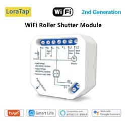 Tuya Akıllı Yaşam WiFi Perdeler Switch Bağlantılı Silindir Kepenkleri Kontrol Kuşakları Motor Motor Google Home Alexa Elektrikli Pencere Loratap