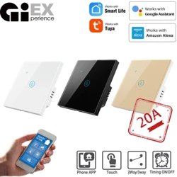 WiFi Smart 20A /40A Boiler Switch Water Heater at air conditioning Smart Life Tuya APP Amazon Alexa Echo Google Home Voice