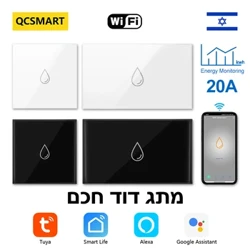 Tuya Smart Life Boiler EU US Standard Vandvarmer Trådløs Fjernbetjening Vægpanel Touch Switch Google Home Alexa Voice Control