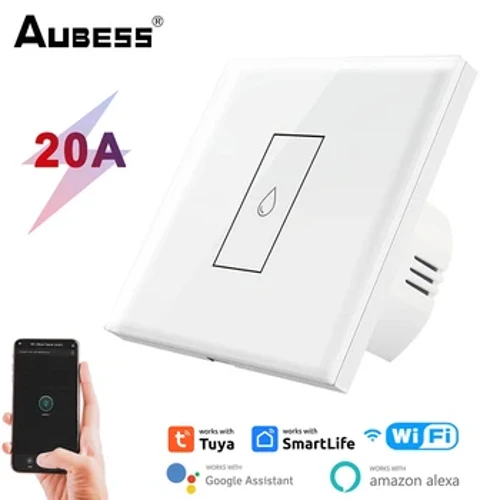 Interruttore scaldabagno WiFi caldaia 4400W Tuya Smart Life App telecomando ON OFF timer controllo vocale casa Alexa