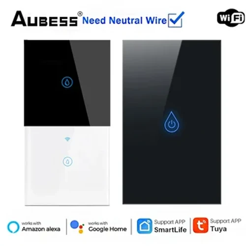 Tuya WIFI Incalzitor de apa inteligent intrerupator cazan 40A 8000W Comutator aer conditionat Telecomanda functioneaza cu Alexa Alice Google Home