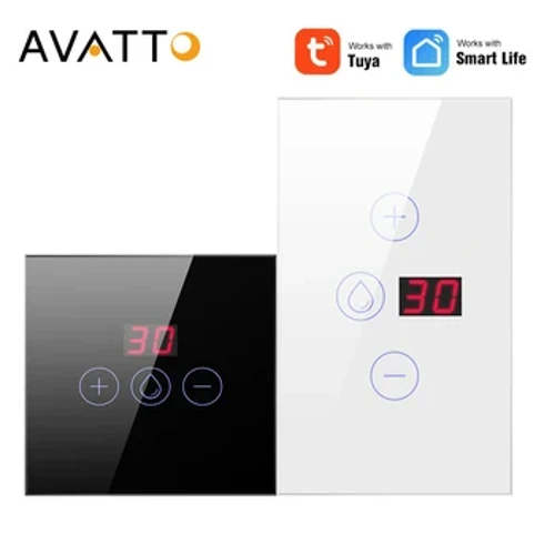 AVATTO Israel Nồi Hơi Công Tắc, Công Tắc Máy Nước Nóng Thông Minh Tuya Tiêu Chuẩn EU/Mỹ, Cuộc Sống Thông Minh Điều Khiển Ứng Dụng, Làm Việc Cho Alexa Google Home
